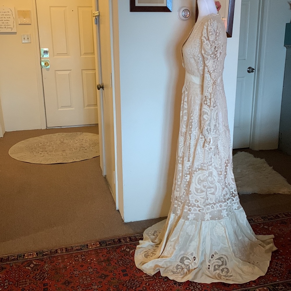 LoveShackFancy Cream Maxi Dress - Picture 8 of 16